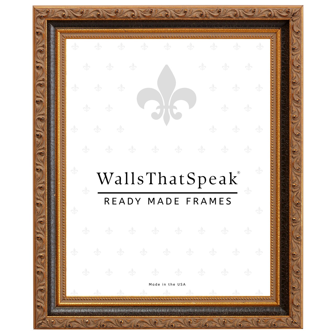 11x14 Picture Frame, Regence 1.25 Inch Wood Moulding, Wall Display Frame for Art, Posters, or Photos by wallsthatspeak